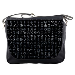 Alchemical Symbols - Collected Inverted Messenger Bag by WetdryvacsLair