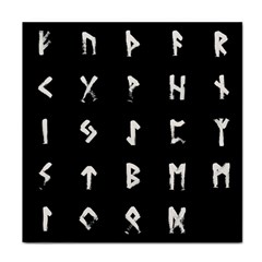 Elder Futhark Rune Set Collected Inverted Face Towel by WetdryvacsLair