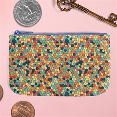 Mosaic Print 2 Large Coin Purse by designsbymallika