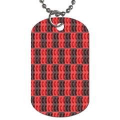 Rosegold Beads Chessboard1 Dog Tag (one Side) by Sparkle