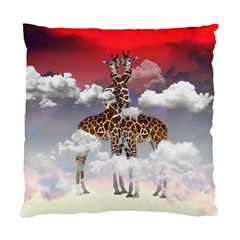 Giraffe Cushion Case (two Sided)  by Wanni