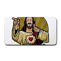 Buddy Christ Medium Bar Mats by Valentinaart