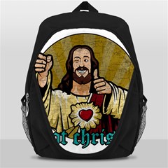 Buddy Christ Backpack Bag by Valentinaart