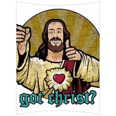 Buddy Christ Back Support Cushion by Valentinaart