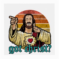 Got Christ? Medium Glasses Cloth (2 Sides) by Valentinaart