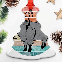 Chinese New Year ¨c Year Of The Ox Christmas Tree Ornament (two Sides) by Valentinaart