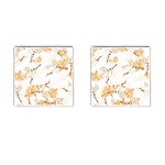 Birds and flowers  Cufflinks (Square) Front(Pair)