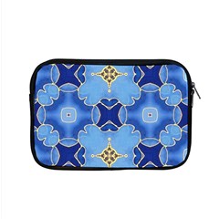 Blue Ornate Apple Macbook Pro 15  Zipper Case