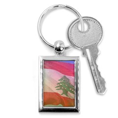 Lebanon Key Chain (rectangle) by AwesomeFlags