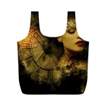 Surreal Steampunk Queen From Fonebook Full Print Recycle Bag (M) Back