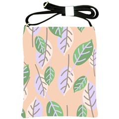 Leaf Pink Shoulder Sling Bag by Dutashop