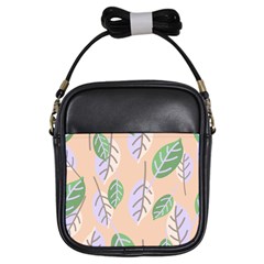 Leaf Pink Girls Sling Bag by Dutashop