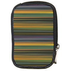 Multicolored Linear Abstract Print Compact Camera Leather Case by dflcprintsclothing