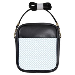 Formestrianglesblancbleuclair99 Girls Sling Bag by kcreatif