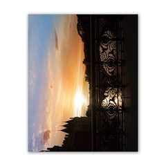 Sunset In Paris Horizontal Poster 16  X 20 