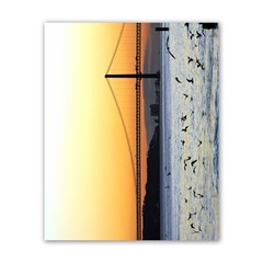 Bridge In Lisbon Horizontal Poster 16  X 20 