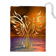 Pheonix Rising Drawstring Pouch (5xl) by icarusismartdesigns