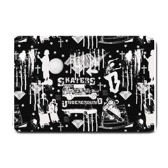 Skater-underground2 Small Doormat  by PollyParadise