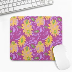 Folk Floral Pattern  Abstract Flowers Surface Design  Seamless Pattern Large Mousepads by Eskimos