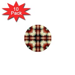 Royal Plaid  1  Mini Magnet (10 Pack)  by LW41021