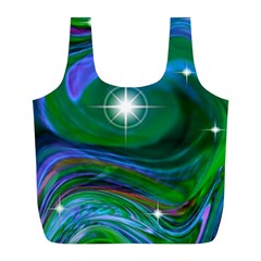 Night Sky Full Print Recycle Bag (l) by LW41021