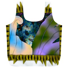 Jungle Lion Full Print Recycle Bag (xxl) by LW41021