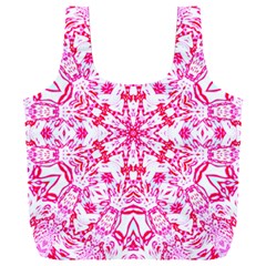 Pink Petals Full Print Recycle Bag (xxl) by LW323