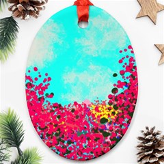 Flowers Ornament (oval) by LW323