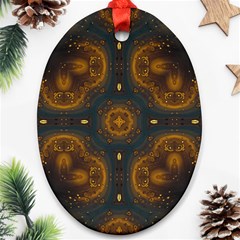 Midnight Romance Ornament (oval) by LW323