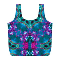 Peacock2 Full Print Recycle Bag (l) by LW323