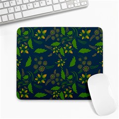 Folk Floral Art Pattern  Flowers Abstract Surface Design  Seamless Pattern Large Mousepads by Eskimos