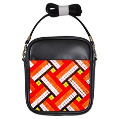 Pop Art Mosaic Girls Sling Bag by essentialimage365