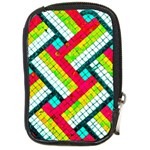 Pop Art Mosaic Compact Camera Leather Case Front