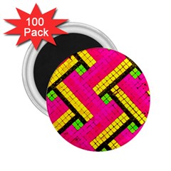 Pop Art Mosaic 2 25  Magnets (100 Pack)  by essentialimage365