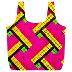 Pop Art Mosaic Full Print Recycle Bag (xxxl) by essentialimage365