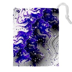 Fractal Lava Drawstring Pouch (5xl)