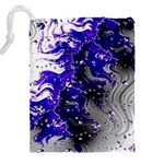 Fractal Lava Drawstring Pouch (5XL) Back