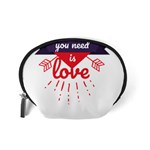 all you need is love Accessory Pouch (Small) Back