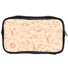 Thanksgiving Flowers And Gifts Pattern Toiletries Bag (one Side) by DinzDas