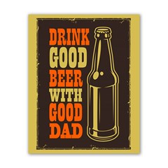 Dad Beer Poster 16  X 20 