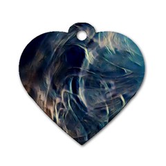 Pilot Light Dog Tag Heart (two Sides) by MRNStudios