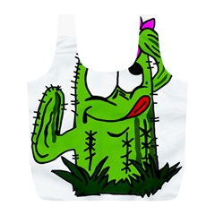 Cactus Full Print Recycle Bag (l) by IIPhotographyAndDesigns