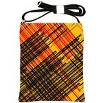 Root Humanity Orange Yellow and Black Shoulder Sling Bag Front