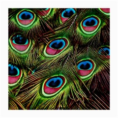 Peacock-feathers-plumage-pattern Medium Glasses Cloth by Sapixe