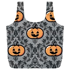 Pumpkin Pattern Full Print Recycle Bag (xxl) by NerdySparkleGoth