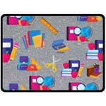 80s and 90s School Pattern Double Sided Fleece Blanket (Large)  80 x60  Blanket Front