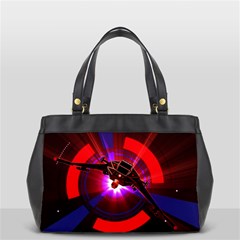 Science-fiction-cover-adventure Oversize Office Handbag (2 Sides) by Sudhe