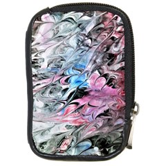 Abstract Waves Module Compact Camera Leather Case by kaleidomarblingart