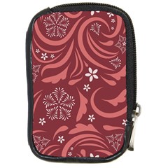 Folk Flowers Pattern Floral Surface Design Seamless Pattern Compact Camera Leather Case by Eskimos