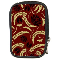 Folk Flowers Pattern Floral Surface Design Seamless Pattern Compact Camera Leather Case by Eskimos